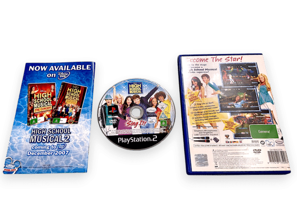 Disney High School Musical: Sing It! (PS2) *COMPLETE* - Image 2