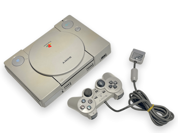 Original Sony PlayStation Console (PS1) + Genuine Controller Bundle - Image 2