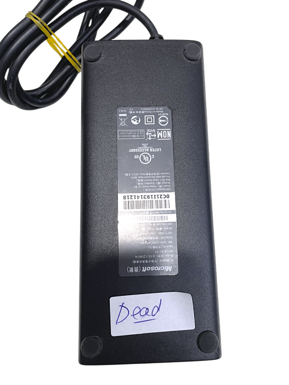 Genuine Microsoft Xbox 360 AC Power Adapter (faulty)