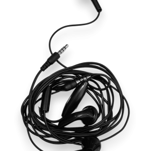 Black Wired Earphones
