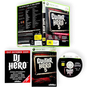 Guitar Hero 5 (Xbox 360) *EXCELLENT & COMPLETE*