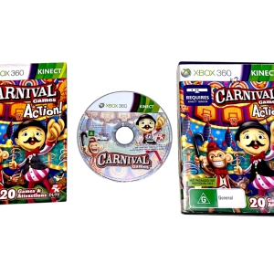 Carnival Games: In Action! (Xbox 360) *COMPLETE*