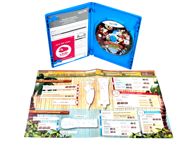 DONKEY KONG Tropical Freeze (Wii U NZ PRINT) *MINT COMPLETE* - Image 3