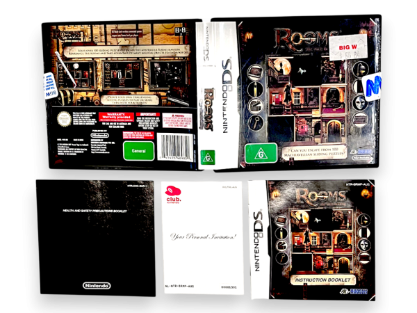 Rooms: The Main Building (Nintendo DS) NO CARTRIDGE