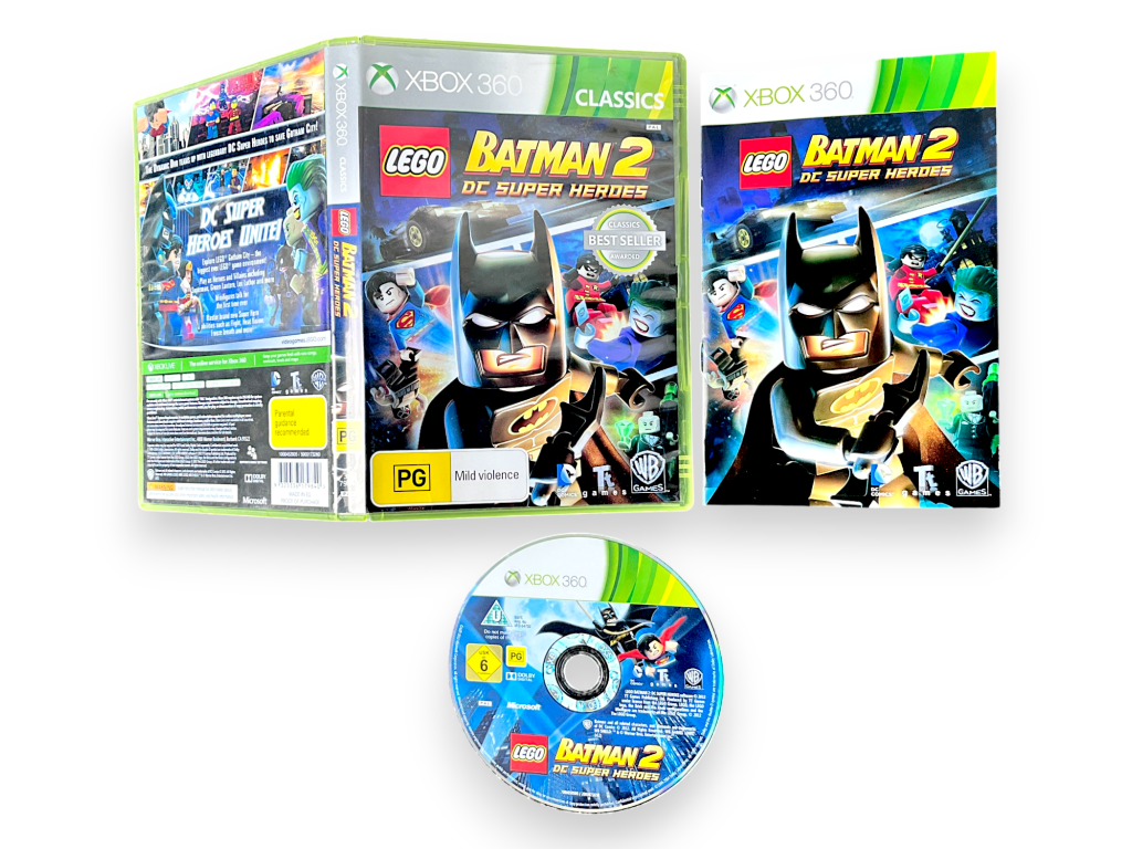 LEGO Batman 2 DC Super Heroes (Xbox 360) *EXCELLENT & COMPLETE*