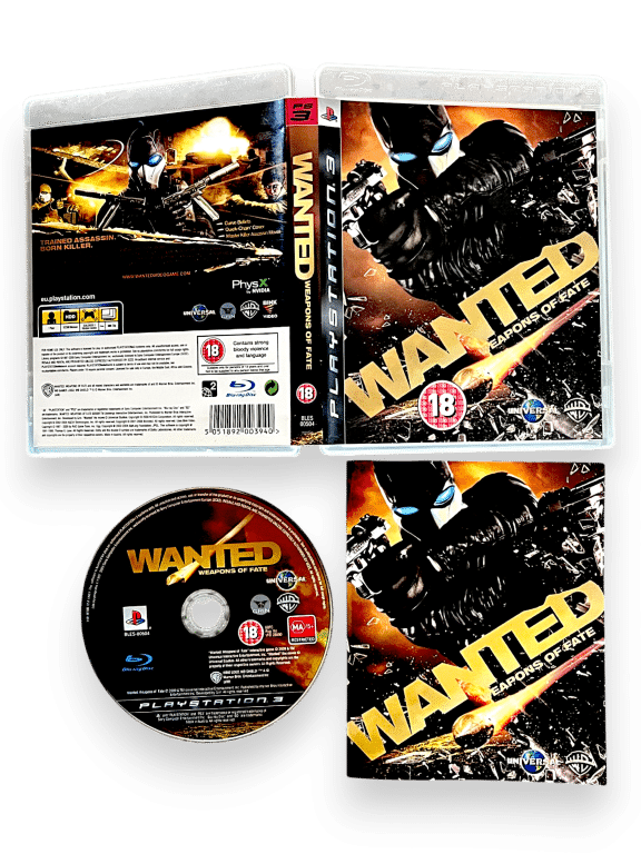Wanted: Weapons of Fate (PS3) *MINT COMPLETE*