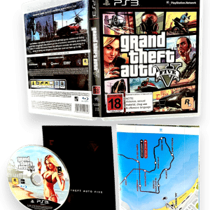 Grand Theft Auto V (PS3) *COMPLETE w/ MAP + MANUAL*