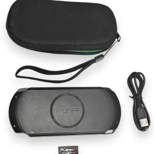 PSP Street Console + Charger + Mem Card + Case (slightly noisy)
