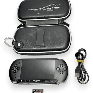 PSP Street Console + Charger + Mem Card + Case