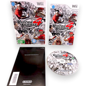 Virtua Tennis 4 (Wii) MOVEMENT ENABLED *EXCELLENT & COMPLETE*