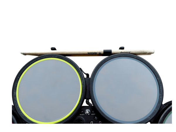 PS2/PS3 Rock Band Drum Kit + Pedal + Sticks + Game! - Image 5