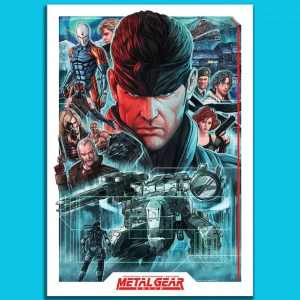 Metal Gear Solid Montage Art Print