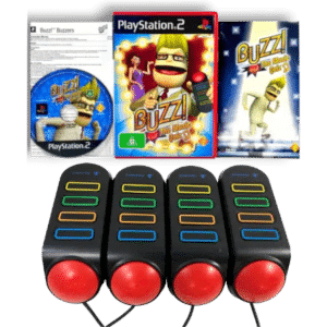 BUZZ! The Music Quiz (PS2) *GAME + BUZZERS BUNDLE!!