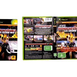 Midnight Club 3: DUB Edition Remix (Xbox) CASE + MANUAL (no disc)