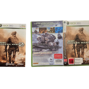 Call of Duty: Modern Warfare 2 (Xbox 360) CASE + MANUAL (NO DISC)