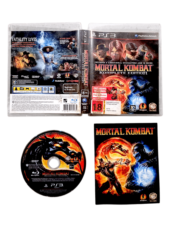 Mortal Kombat KOMPLETE EDITION (PS3) *EXCELLENT & COMPLETE*