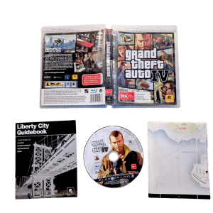 Grand Theft Auto IV (PS3) *COMPLETE w/ MAP[ + MANUAL*