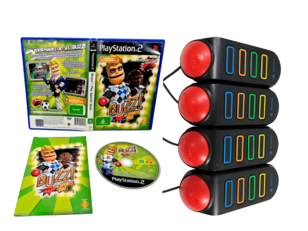 BUZZ the Sports Quiz (PS2) *GAME + BUZZERS BUNDLE!!
