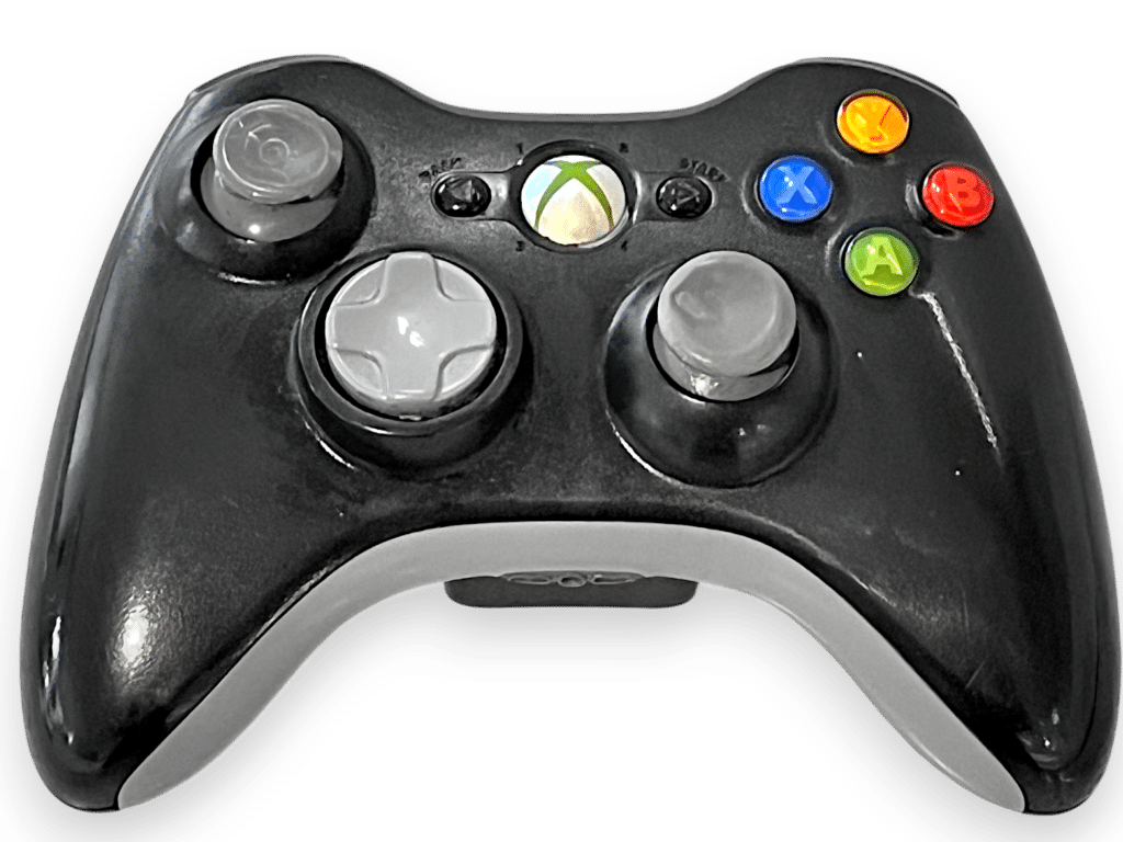 Xbox 360 Wireless Controller (V1 Black/GREY) *STICKY ANALOG*