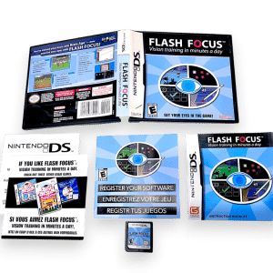 Flash Focus: Vision Training in Minutes a Day (DS) *MINT COMPLETE*