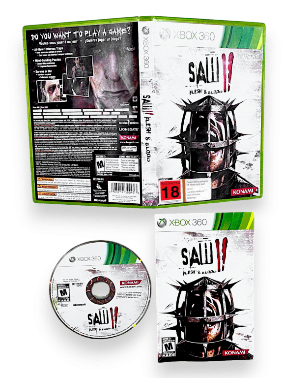 Saw II: Flesh & Blood (Xbox 360) *MINT COMPLETE*