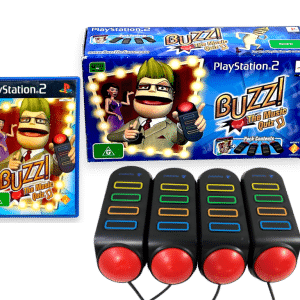 BUZZ! The Music Quiz (PS2) *GAME + BUZZERS BOX SET!!!