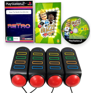 BUZZ the Sports Quiz (PS2) *GAME + BUZZERS BUNDLE!!