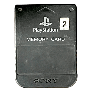 Genuine SONY PlayStation Memory Card (PS1 BLACK EDITION)