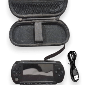 PSP Street Console + Charger + Mem Card Adapter + Case
