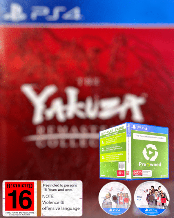 The YAKUZA Remastered Collection (PS4) *EXCELLENT CONDITION*