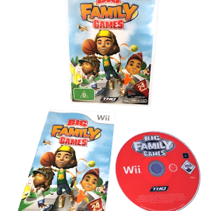 Big Family Games (Nintendo Wii) *COMPLETE*