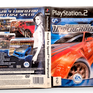 Need for Speed: Underground (PS2) CASE + COVER ONLY (No Disc)