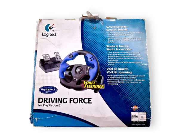 PS2 Logitech Driving Force Pro Racing Wheel + Pedals (BOXED) - Image 3