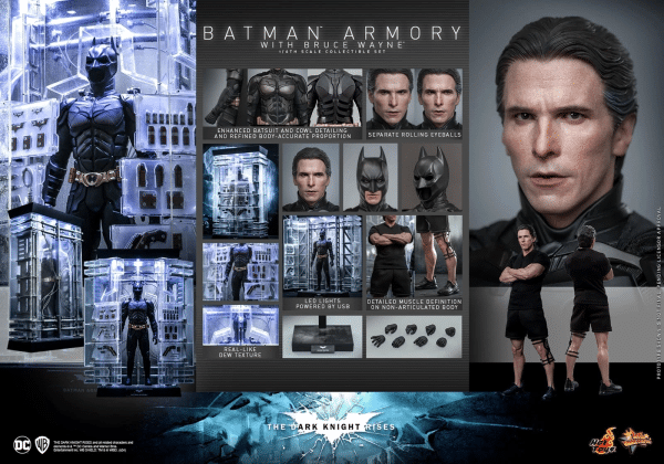 Batman Armory (The Dark Knight Trilogy) 1/6 Set (Hot Toys)