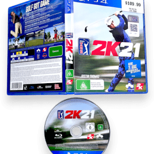 PGA TOUR 2K21 (PS4) *MINT COMPLETE*