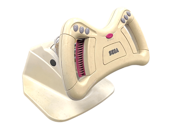 SEGA Saturn Racing Controller (White) - Official Sega Steering Wheel - Image 3