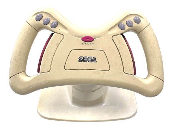 SEGA Saturn Racing Controller (White) - Official Sega Steering Wheel - Image 4