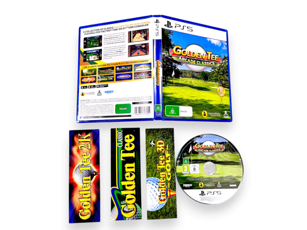 Golden Tee Arcade Classics (PS5) *COMPLETE WITH COLLECTOR'S CARDS* - Image 2