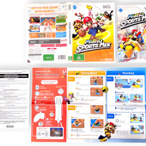 Mario Sports Mix (Wii) Case + Paperwork, NO DISC