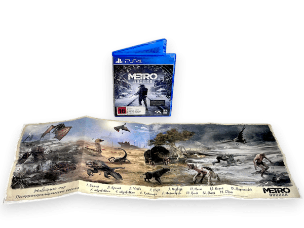 Metro EXODUS Limited Edition (PS4) *MINT w/ POSTER!!* - Image 2