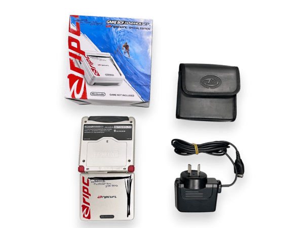 Limited Edition Game Boy Advance SP Rip Curl Console *BOXED w/ CHARGER!* - Image 4