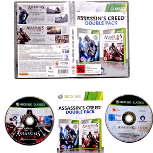 Assassin's Creed DOUBLE PACK (Xbox 360) COLLECTIBLE BUNDLE