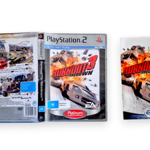 Burnout 2: Point of Impact Platinum (PS2) CASE + MANUAL, NO DISC