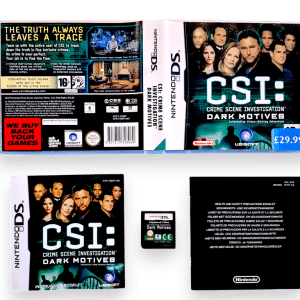CSI: Crime Scene Investigation - Dark Motives (Nintendo DS)
