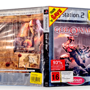 God of War (PS2, Platinum) Case + Cover (No Disc)