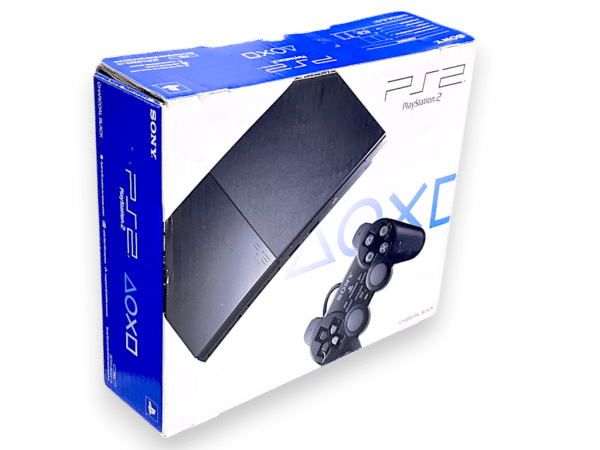 PS2 Slim Console Bundle + Controller & Cables (BOXED) - Image 2