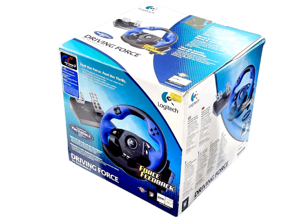 Logitech Driving Force Racing Wheel (PS2/PC) *BOXED* - Image 7