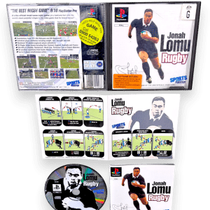 Jonah Lomu Rugby (PS1) *EXCELLENT & COMPLETE*