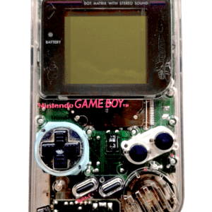 Nintendo Game Boy Console - Clear Custom Shell
