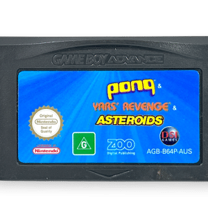 Pong, Yars' Revenge & Asteroids (GBA)